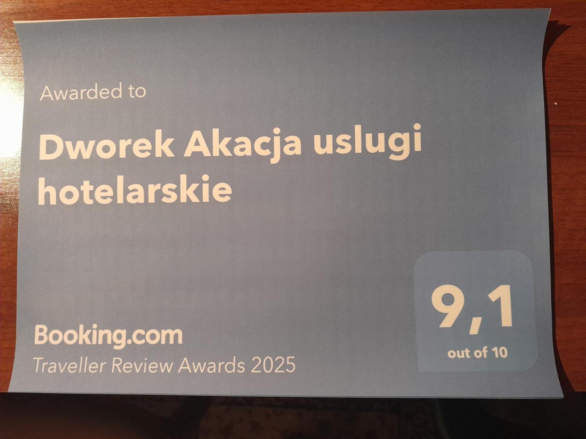 ינוביץ' Dworek Akacja Uslugi Hotelarskie מראה חיצוני תמונה